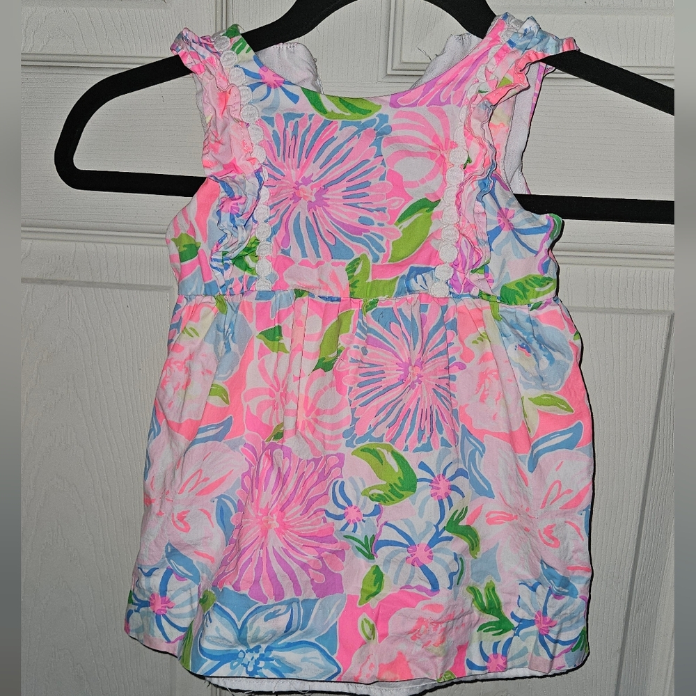 Lilly Pulitzer Kids Dress - Pink, Blue, Green Floral